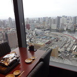 北の味紀行と地酒 北海道 - テーブル席から築地方面を一望できます