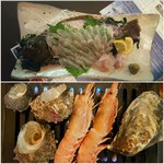 Kakigoya Akkeshi Suisan - 毎朝港まで仕入れに行っており、伊勢湾でその日あがった鮮魚も充実しております