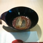 京都 福ろく寿 - 蕨餅のぜんざい　温かいです♪