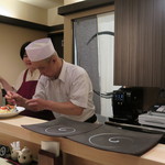 和 - 2015年06月27日（土）　店内　カウンター席