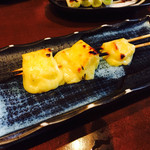 炭火やきとり   富吉 - 焼きチーズ350円（税抜）