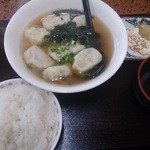 ホワイトギョーザ サガノ家 - スープ餃子８個入り定食