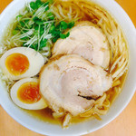 絢 - 塩ラーメン玉子付き