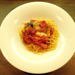 G.Labo Noodle - ベーコン　茄子　モッツァレラのトマトソースパスタ\880