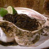 和酒和食の坂 - 宮崎産大牡蠣　富山産本もずく