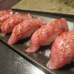 焼肉  炭聖 - 炙り握り