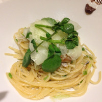 オッジ ダルマット 西麻布店 - 鮎のパスタアーリオオーリオ