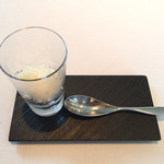 ユニック - 2015.7. 4500円ランチ⑤お口直し ミントティーのシャーベット  ふわふわシャリシャリ  優しい口当たり