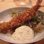 きりん食堂 - 特大エビフライ（1本）タルタル(15-07)