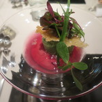 ビストロ 間 - 大葉と梅のジュレ