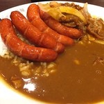 CoCo壱番屋 - 牛カルビカレーにソーセージトッピング(￣▽￣)