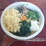 ほくほく庵 - 冷したぬきうどん @780円 (2015.07)