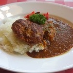 ウエストハウス - 100円カレー＋ハンバーグ