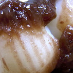 たいやき わかば - 白玉の団子はもっちりやわらかいです。