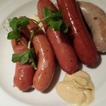 ソーセージのグリル盛り合わせ