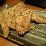 旬鮮炭火焼 獺祭 - 手羽先の唐揚げ