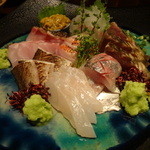 旬鮮炭火焼 獺祭 - 刺身盛り合わせ