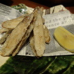 旬鮮炭火焼 獺祭 - ごぼうの竜田揚げ