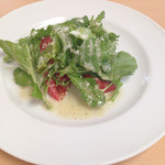 レストラン 花水 - 自然栽培野菜と寒川有機トマトのサラダ