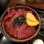 浜焼酒場 いちかわ - マグロ漬け丼・2015/6