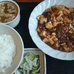 チャイナスパイス食堂 - 麻婆豆腐定食（辛味）