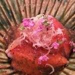 虎白 - （2015/7  再訪）金目鯛の炙りジュレがけ。