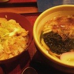 杵屋 - 親子丼定食900円（色みがおかしくなっちゃいました）