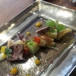 コムシコムサ - 前菜  シカ肉のパテ(野菜メロン)