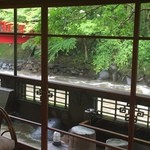 新井旅館 - 本日のお部屋は足湯付き