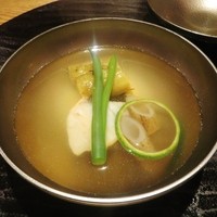 祇園迦陵 - 椀　鱸の焼き目　焼き茄子
