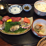 Sushizen Honten - さしみランチ1200円
