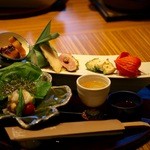 嵯峨沢館 - 箸付　2015年7月