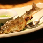 嵯峨沢館 - 鮎　2015年7月