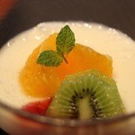 嵯峨沢館 - 朝食のデザート　2015年7月