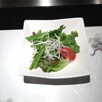 鉄板焼 銀座 ほたる - グリーンサラダ