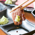 焼肉七つ星 - シンプルにわさび醤油がウマい！