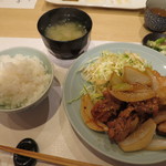 割烹 大田川 - 2015.7味鶏の生姜焼き