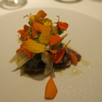 レストラン ラッセ - 27年7月　旬　カツオの炙りカルパッチョ　華やかに