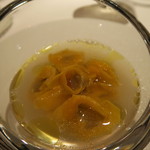 レストラン ラッセ - 27年7月　アーニョリ　うまみあるスープに浮かばせて