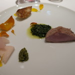 レストラン ラッセ - 27年7月　栃木　森林の牧場　仔牛の炭火焼　イタリアンパセリ　ケッパー　レモンのグリーンソース
