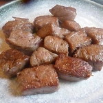 たかひ - リブロース塩　サイコロ焼き