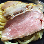 麺処 晴 - 鶏のチャーシューと豚しゃんのチャーシュー（2015.07）