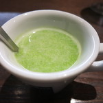 オステリア・オリエーラ - 27年7月　グリーンピーススープ