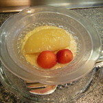 しのはら - 白桃とさくらんぼとブランマンジエ