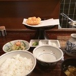 天源・天ぷら専門店 - かき揚げ定食1620円