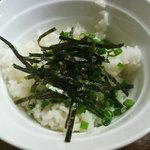 国民食堂 - ’１０・０４・１３ つけダレをかける前のご飯