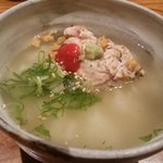 炭火割烹 蔓ききょう - 鶏茶漬け