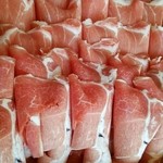 天丹 - しゃぶしゃぶの肉三種類