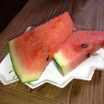 山の民 つづら - デザートのスイカ。