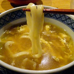 食彩美酒 やしま - まかないうどん500円